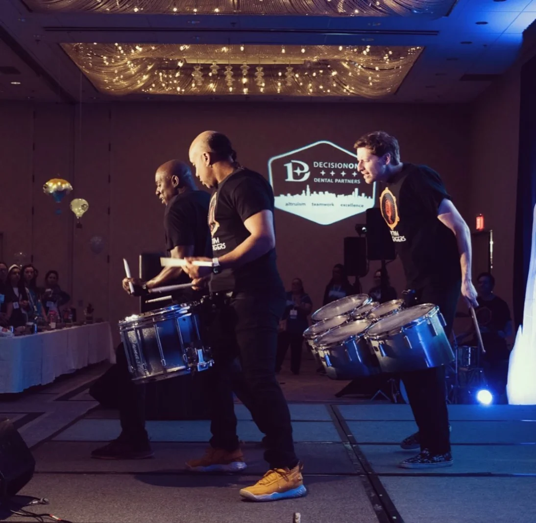 Rhythm Messengers performing at corporate event